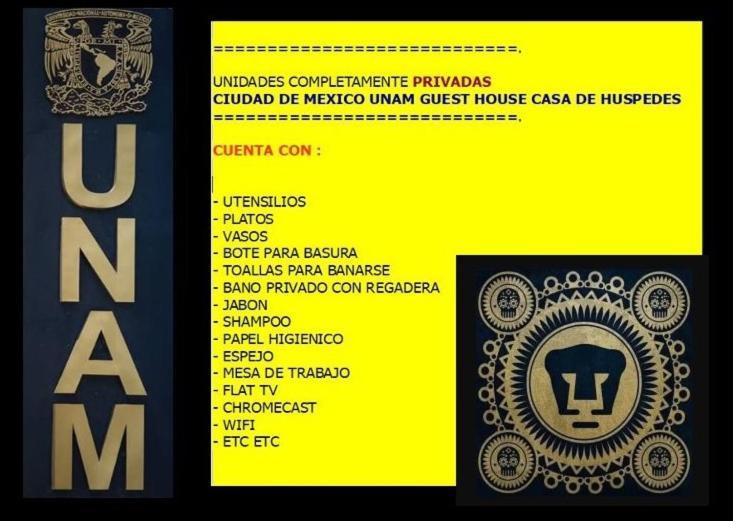 Ciudad De Mexico Unam Guest House Casa De Huespedes מראה חיצוני תמונה